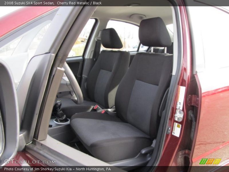 Cherry Red Metallic / Black 2008 Suzuki SX4 Sport Sedan