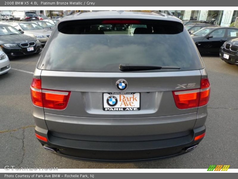 Platinum Bronze Metallic / Grey 2008 BMW X5 4.8i