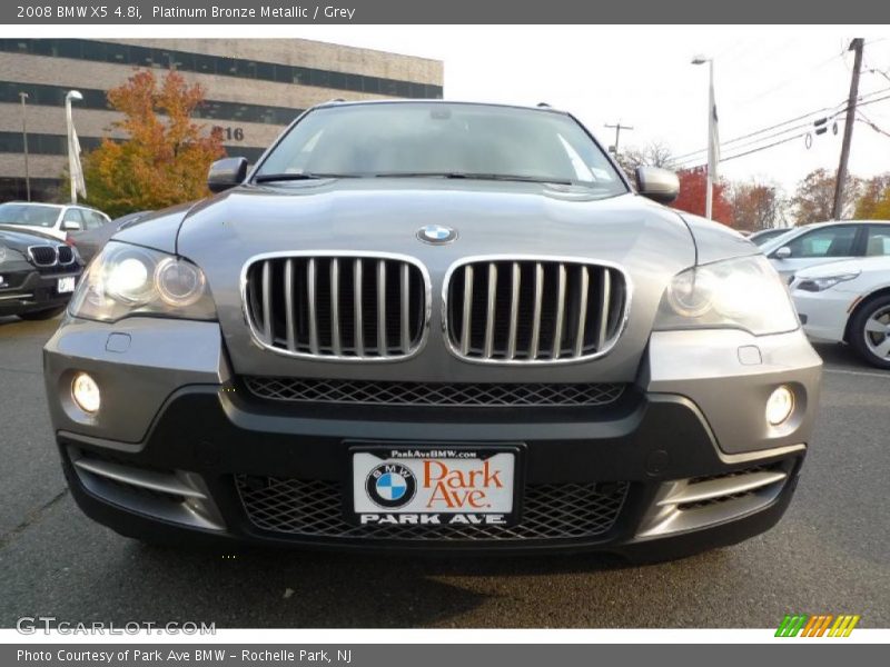 Platinum Bronze Metallic / Grey 2008 BMW X5 4.8i