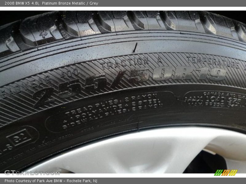 Platinum Bronze Metallic / Grey 2008 BMW X5 4.8i