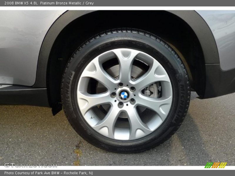 Platinum Bronze Metallic / Grey 2008 BMW X5 4.8i