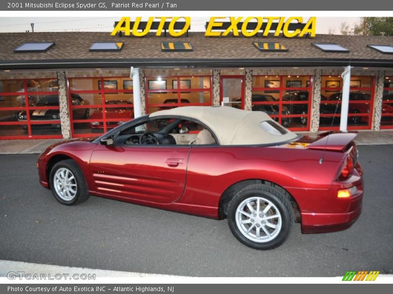 Patriot Red Pearl / Tan 2001 Mitsubishi Eclipse Spyder GS
