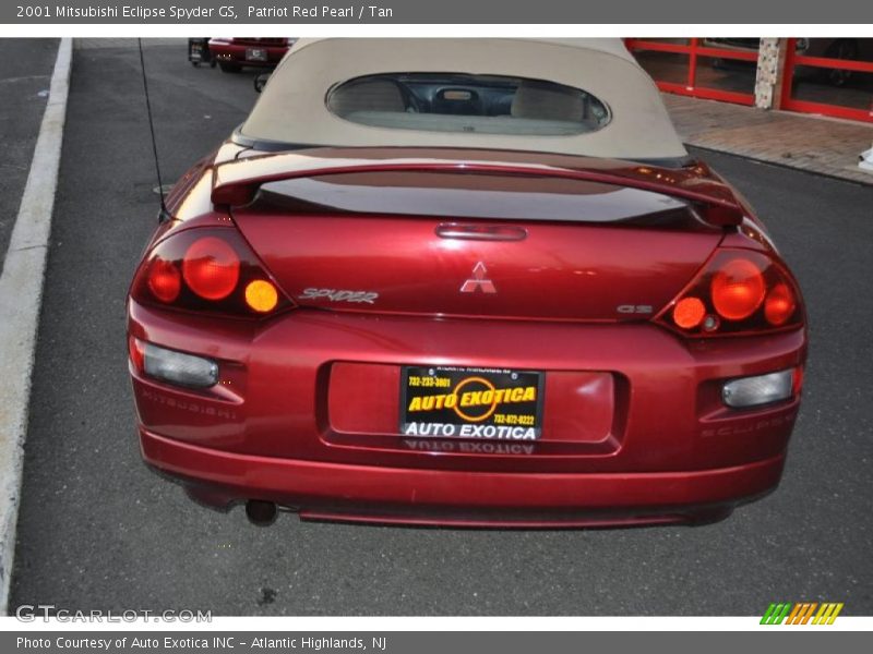 Patriot Red Pearl / Tan 2001 Mitsubishi Eclipse Spyder GS