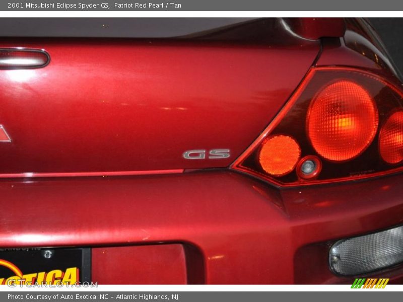 Patriot Red Pearl / Tan 2001 Mitsubishi Eclipse Spyder GS