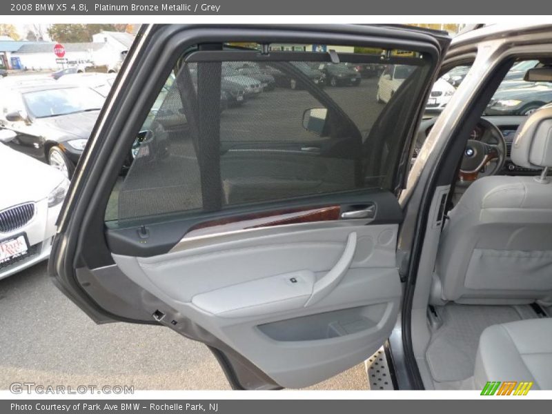 Platinum Bronze Metallic / Grey 2008 BMW X5 4.8i