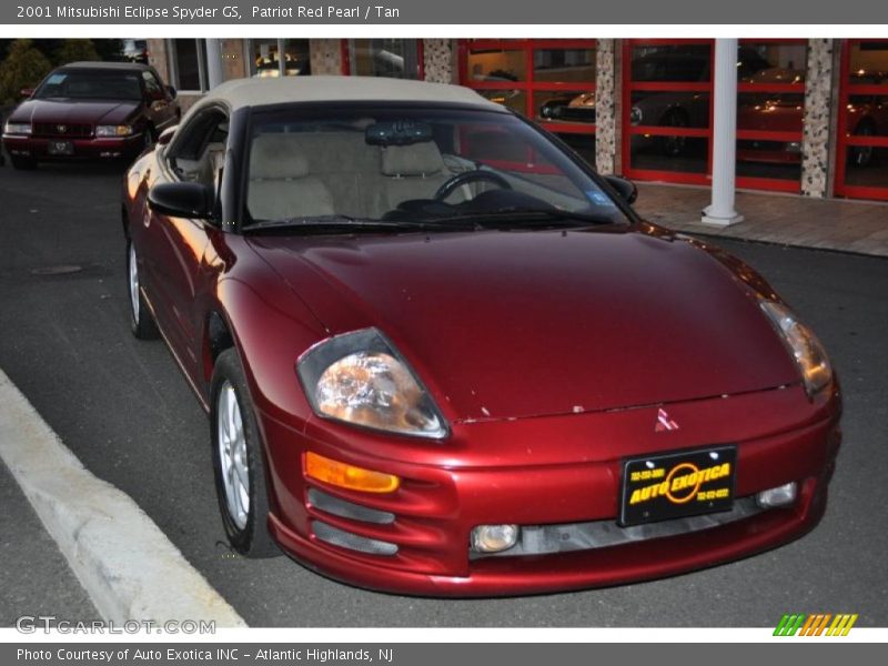 Patriot Red Pearl / Tan 2001 Mitsubishi Eclipse Spyder GS