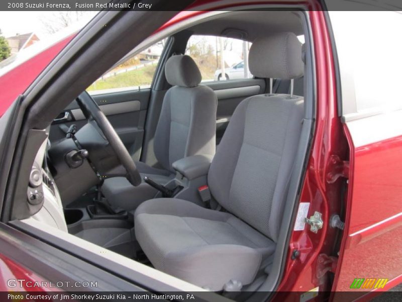 Fusion Red Metallic / Grey 2008 Suzuki Forenza