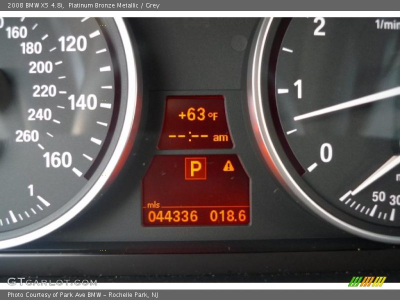 Platinum Bronze Metallic / Grey 2008 BMW X5 4.8i
