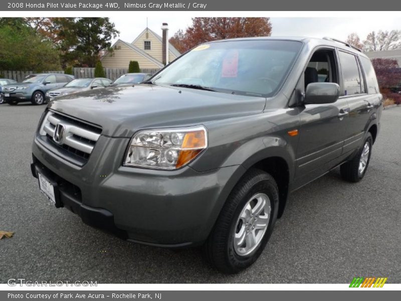 Nimbus Gray Metallic / Gray 2008 Honda Pilot Value Package 4WD