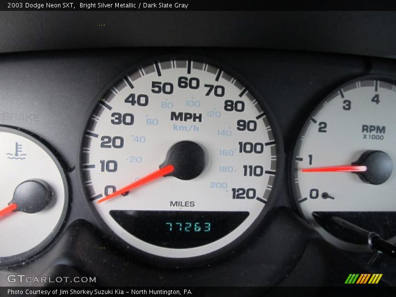 Bright Silver Metallic / Dark Slate Gray 2003 Dodge Neon SXT
