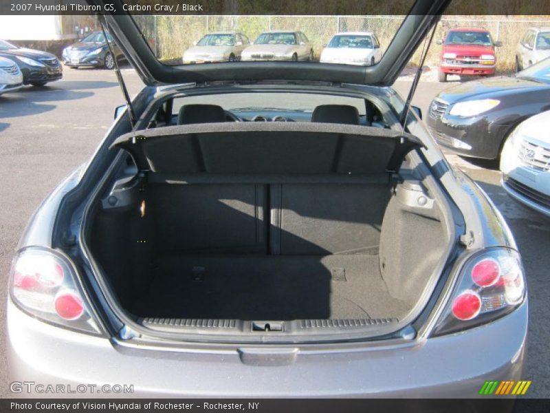 Carbon Gray / Black 2007 Hyundai Tiburon GS
