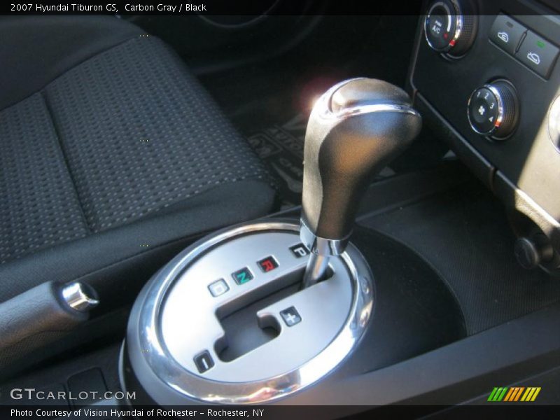 Carbon Gray / Black 2007 Hyundai Tiburon GS