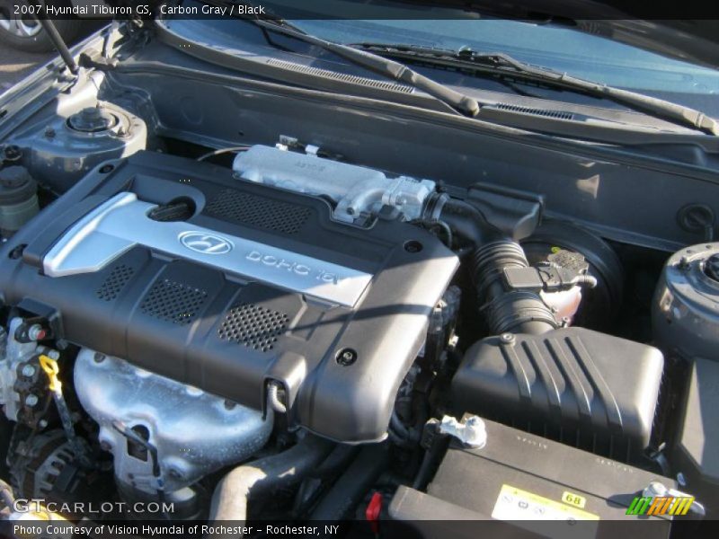 Carbon Gray / Black 2007 Hyundai Tiburon GS
