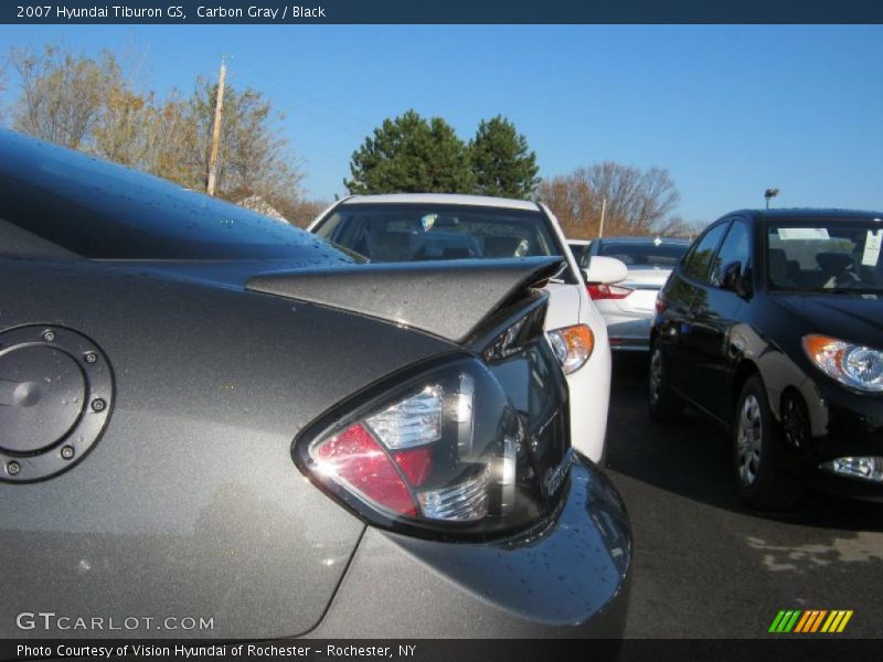 Carbon Gray / Black 2007 Hyundai Tiburon GS