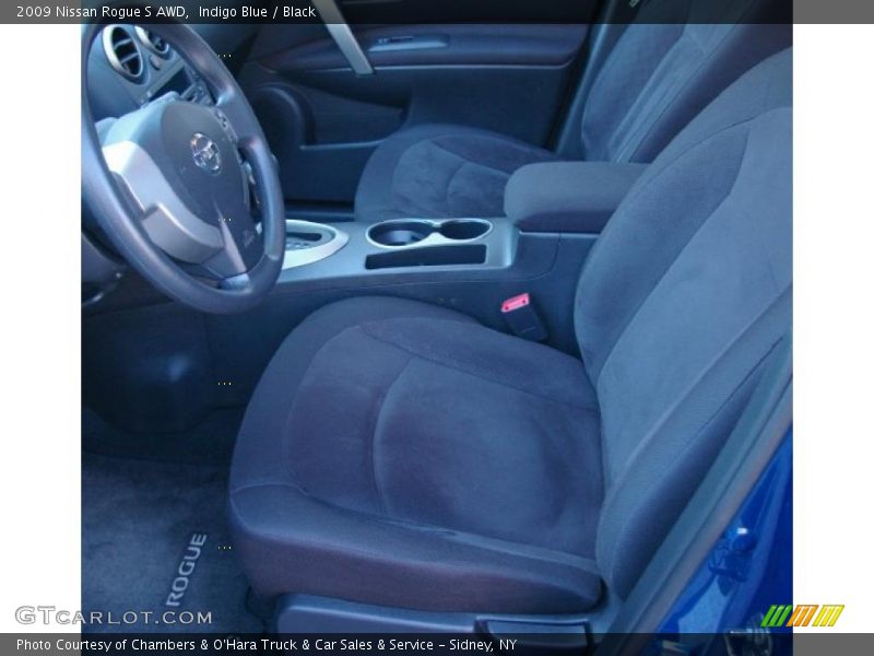 Indigo Blue / Black 2009 Nissan Rogue S AWD