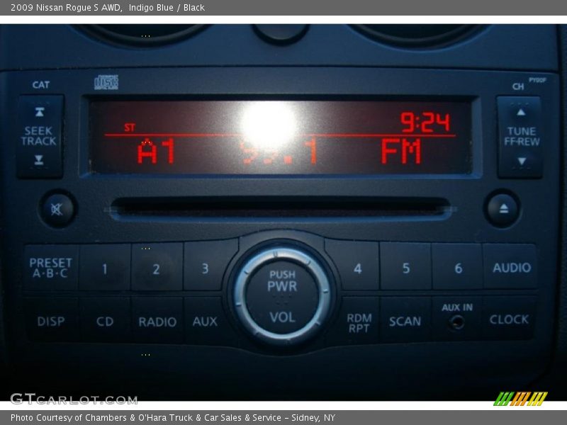 Indigo Blue / Black 2009 Nissan Rogue S AWD