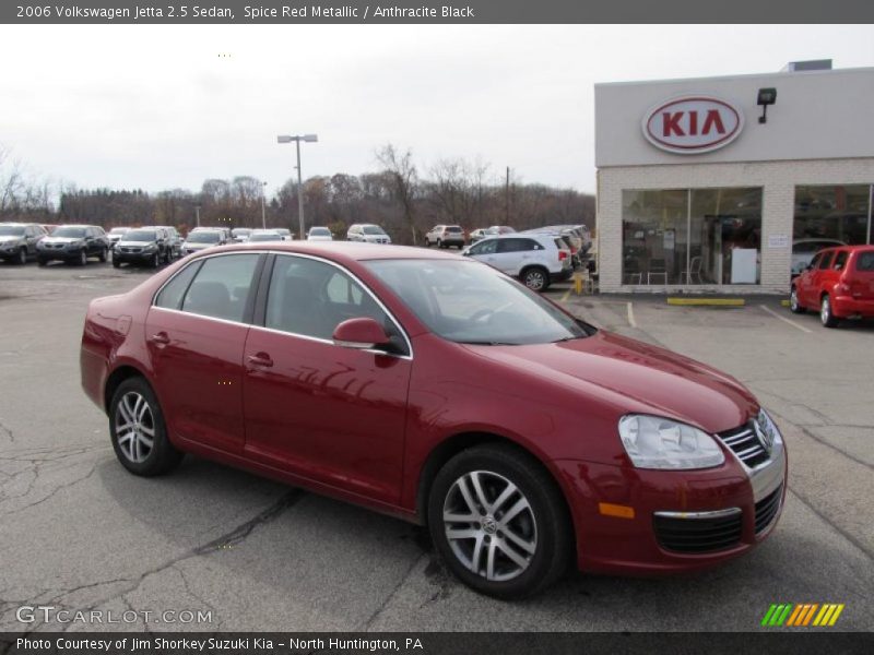 Spice Red Metallic / Anthracite Black 2006 Volkswagen Jetta 2.5 Sedan