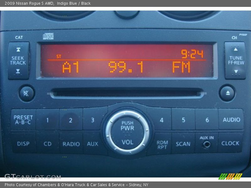 Indigo Blue / Black 2009 Nissan Rogue S AWD