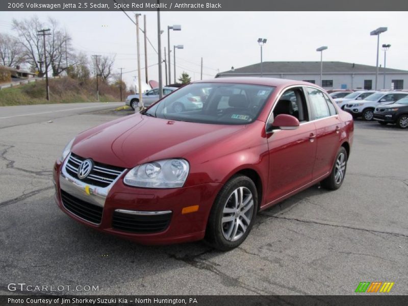 Spice Red Metallic / Anthracite Black 2006 Volkswagen Jetta 2.5 Sedan