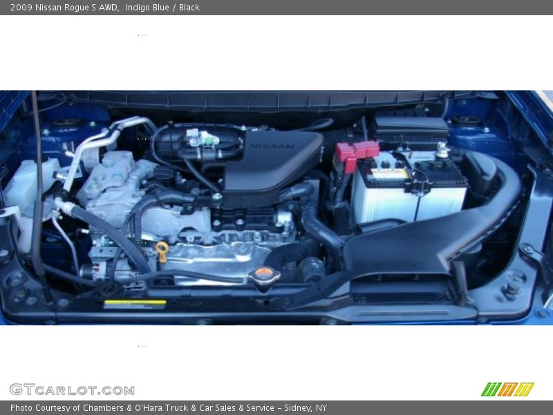 Indigo Blue / Black 2009 Nissan Rogue S AWD