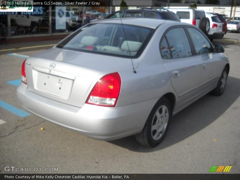 Silver Pewter / Gray 2003 Hyundai Elantra GLS Sedan