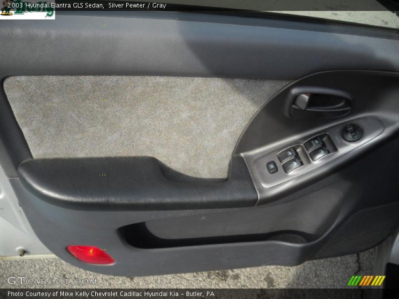 Silver Pewter / Gray 2003 Hyundai Elantra GLS Sedan