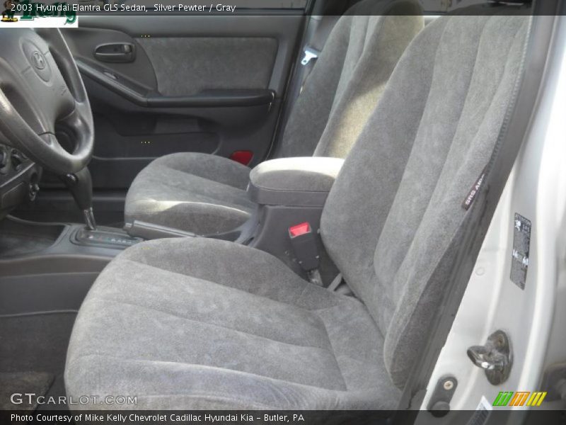 Silver Pewter / Gray 2003 Hyundai Elantra GLS Sedan