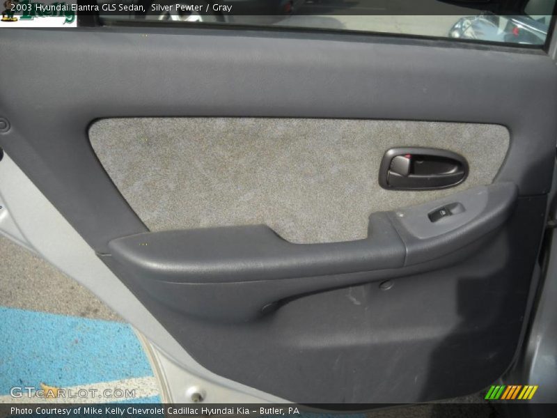 Silver Pewter / Gray 2003 Hyundai Elantra GLS Sedan