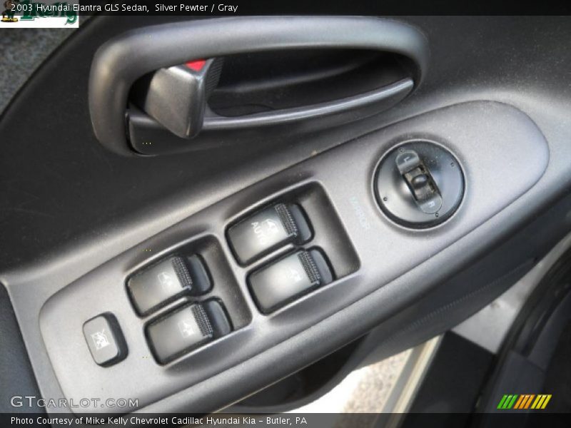 Silver Pewter / Gray 2003 Hyundai Elantra GLS Sedan