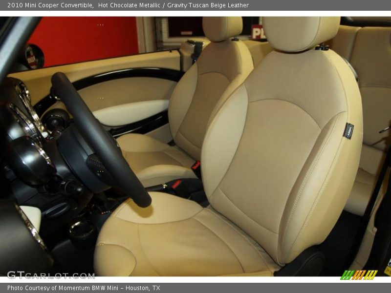 Hot Chocolate Metallic / Gravity Tuscan Beige Leather 2010 Mini Cooper Convertible