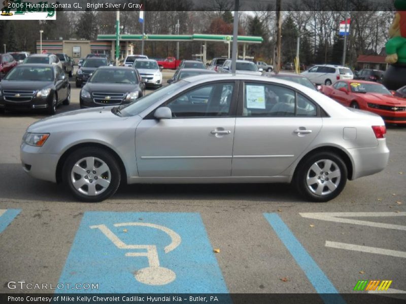 Bright Silver / Gray 2006 Hyundai Sonata GL