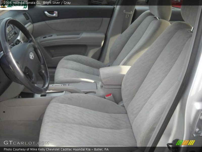 Bright Silver / Gray 2006 Hyundai Sonata GL