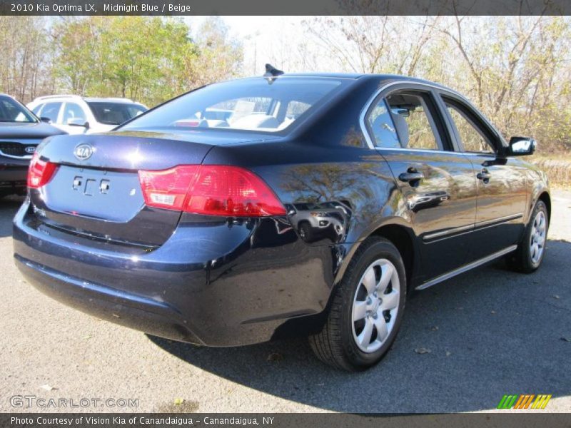 Midnight Blue / Beige 2010 Kia Optima LX