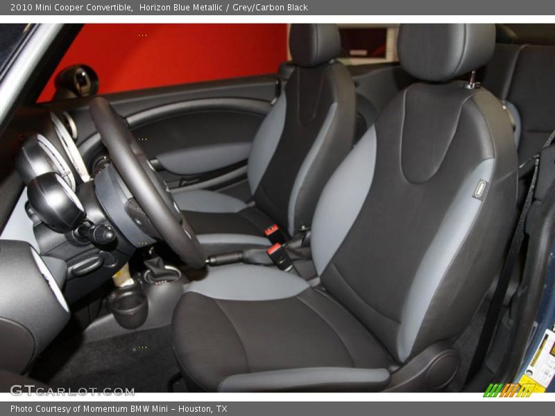 Horizon Blue Metallic / Grey/Carbon Black 2010 Mini Cooper Convertible