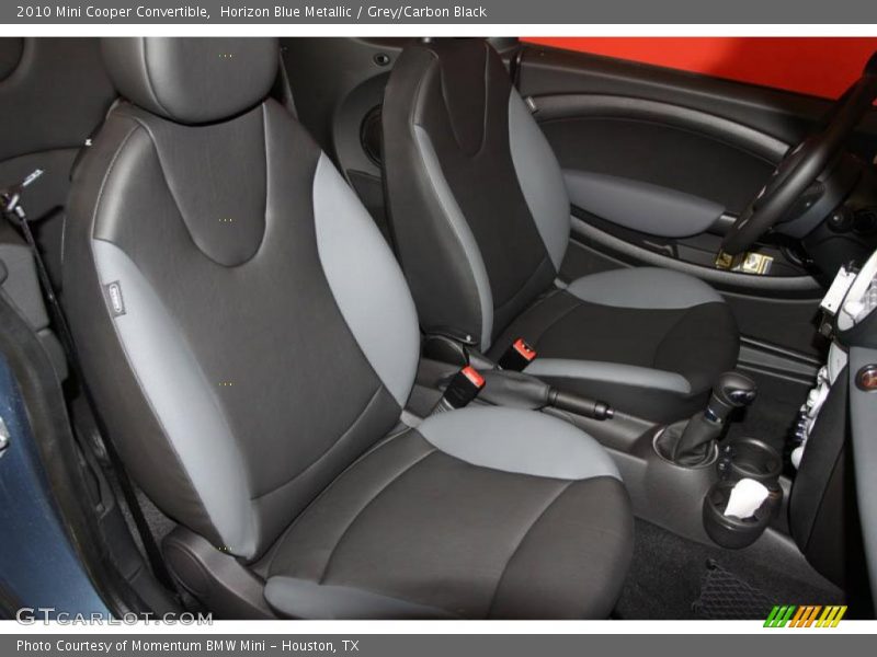 Horizon Blue Metallic / Grey/Carbon Black 2010 Mini Cooper Convertible