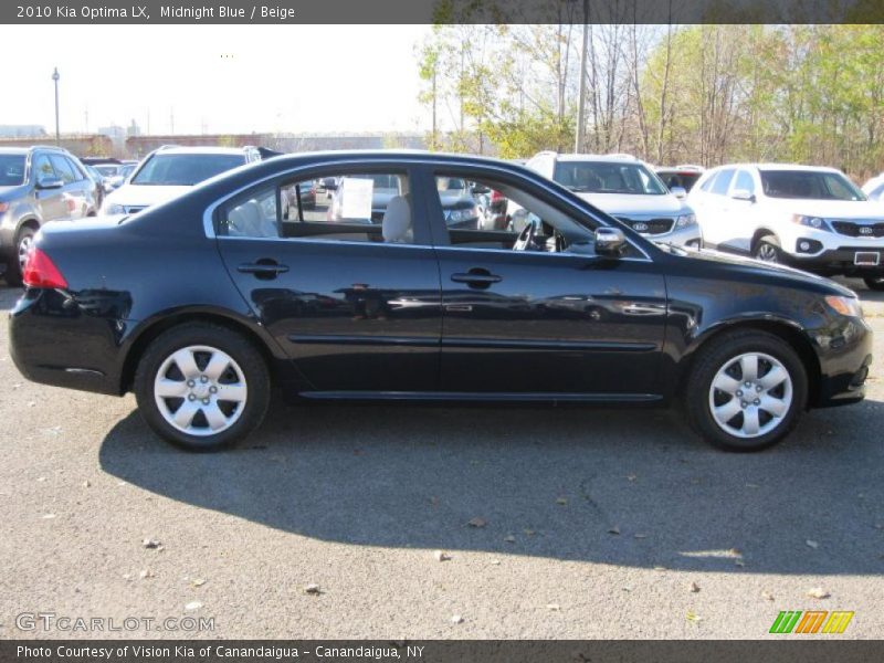 Midnight Blue / Beige 2010 Kia Optima LX
