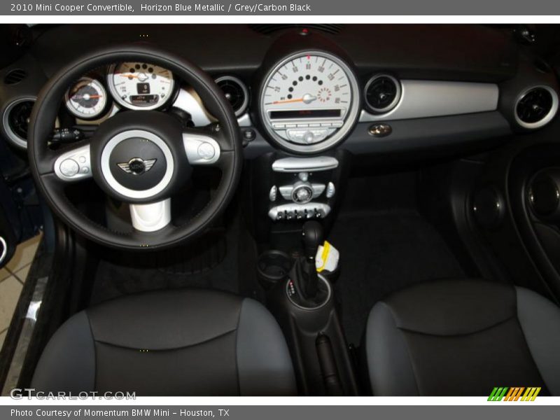 Horizon Blue Metallic / Grey/Carbon Black 2010 Mini Cooper Convertible