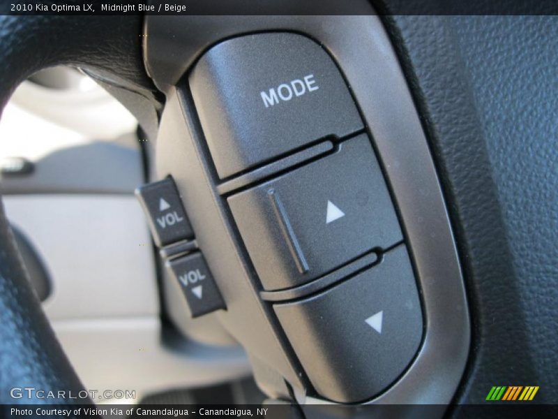 Midnight Blue / Beige 2010 Kia Optima LX
