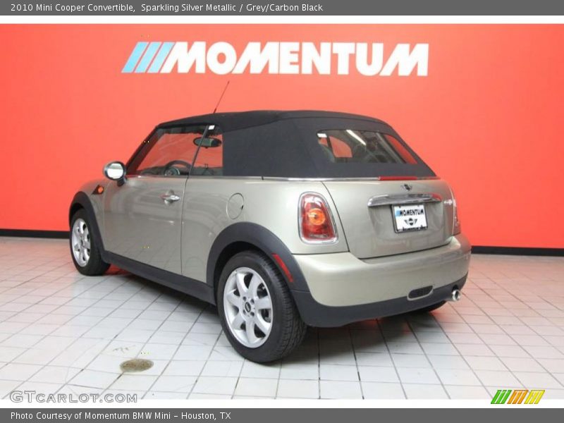 Sparkling Silver Metallic / Grey/Carbon Black 2010 Mini Cooper Convertible
