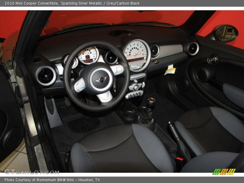 Sparkling Silver Metallic / Grey/Carbon Black 2010 Mini Cooper Convertible