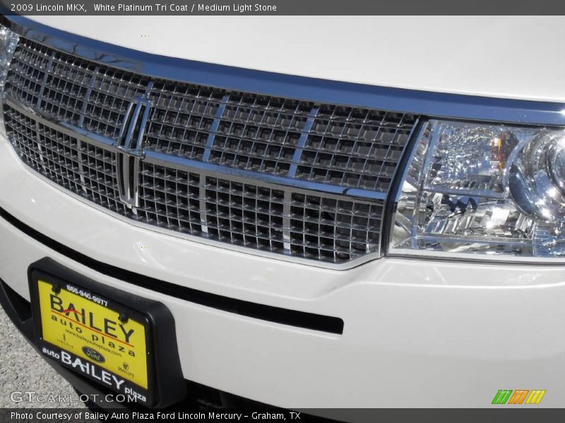 White Platinum Tri Coat / Medium Light Stone 2009 Lincoln MKX