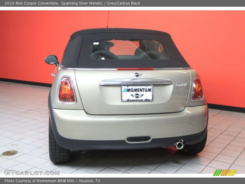 Sparkling Silver Metallic / Grey/Carbon Black 2010 Mini Cooper Convertible