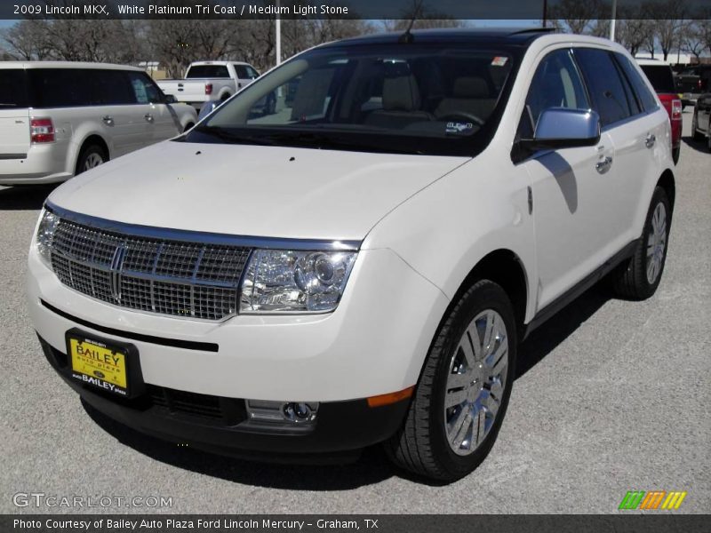 White Platinum Tri Coat / Medium Light Stone 2009 Lincoln MKX