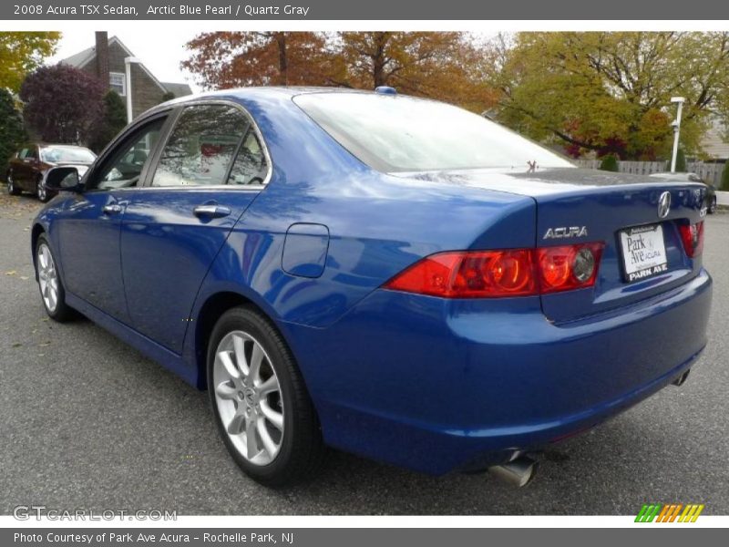 Arctic Blue Pearl / Quartz Gray 2008 Acura TSX Sedan