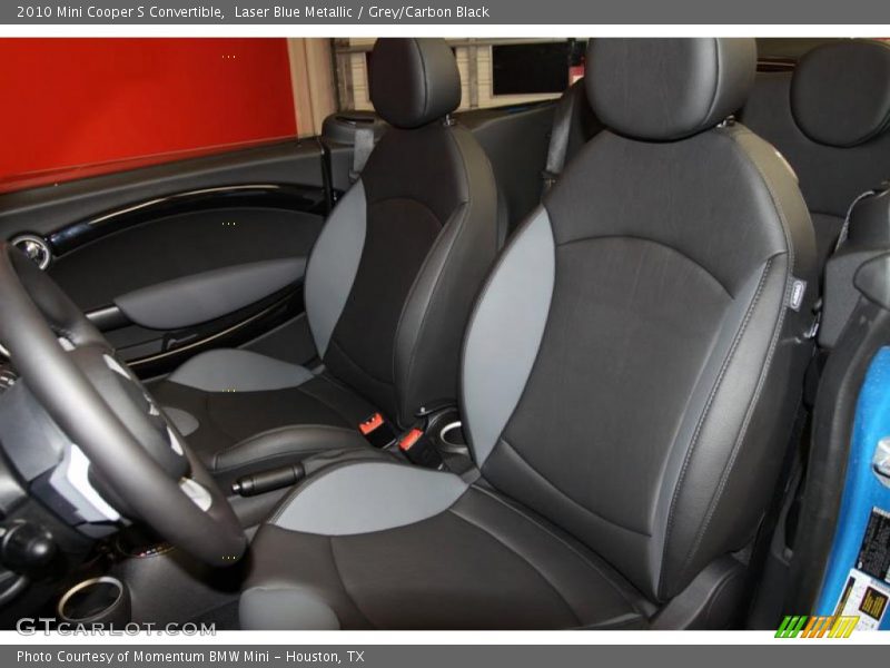 Laser Blue Metallic / Grey/Carbon Black 2010 Mini Cooper S Convertible