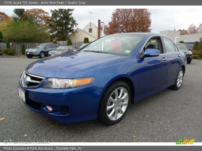 Arctic Blue Pearl / Quartz Gray 2008 Acura TSX Sedan