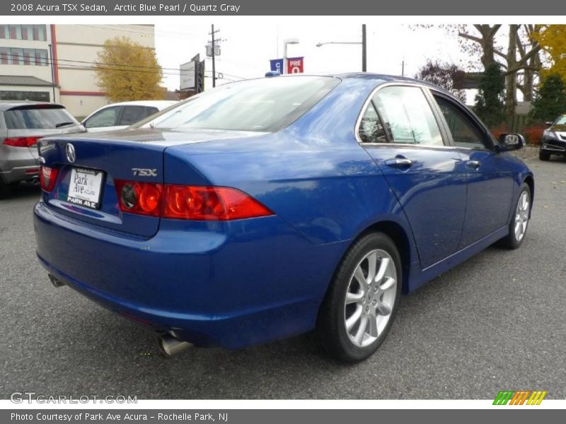 Arctic Blue Pearl / Quartz Gray 2008 Acura TSX Sedan