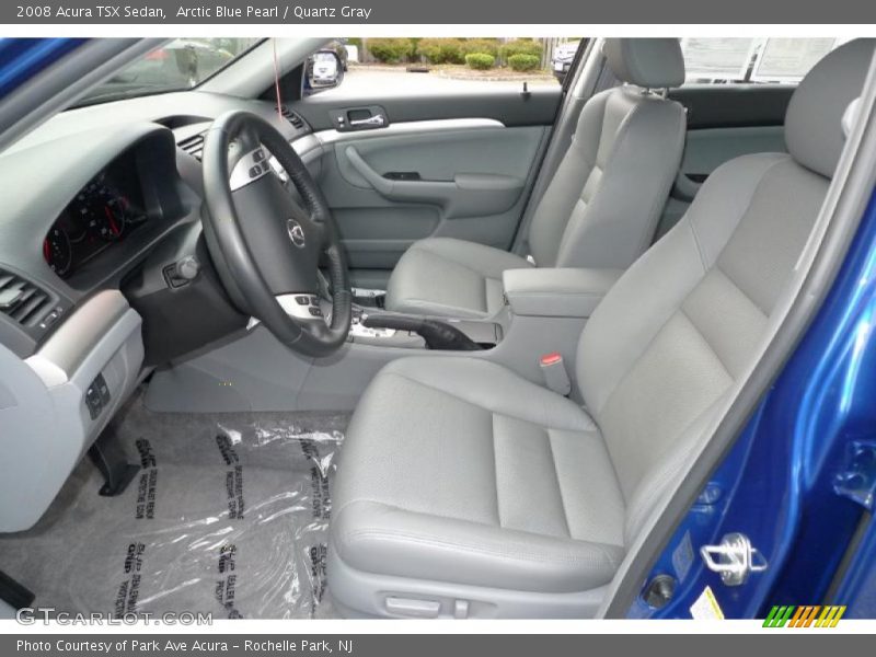 Arctic Blue Pearl / Quartz Gray 2008 Acura TSX Sedan