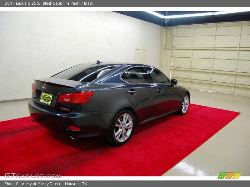 Black Sapphire Pearl / Black 2007 Lexus IS 250