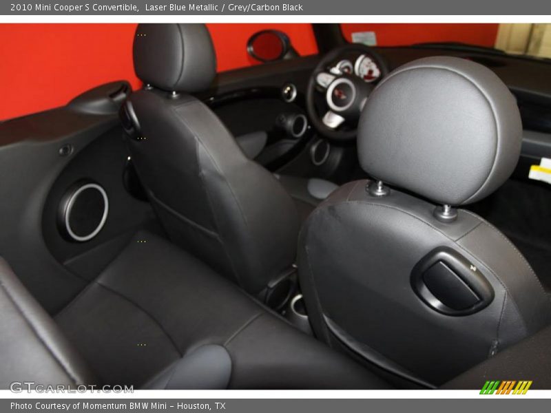 Laser Blue Metallic / Grey/Carbon Black 2010 Mini Cooper S Convertible